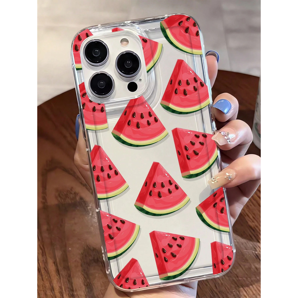 Softcase Samsung ถุงลมนิรภัยใสพรีเมี่ยมฤดูร้อนแตงโม Motif สําหรับ A05S A15 04E A05 A03S A13 A12 A04 