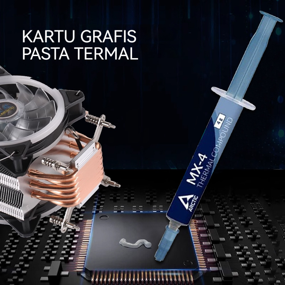 Arctic MX-4 ซิลิโคน นำความร้อน CPU GPU New 2025 ซิลิโคนระบายความร้อน ลดความร้อนอย่างดี 4g