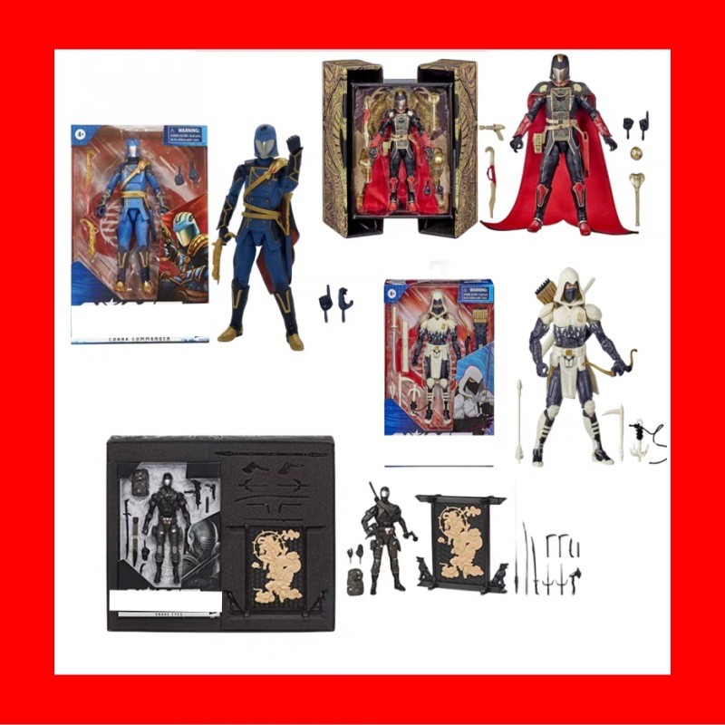 Cobra Commander GIJoe กองกําลังพิเศษ Distro Cobra Eye Joint Action Figure รูป