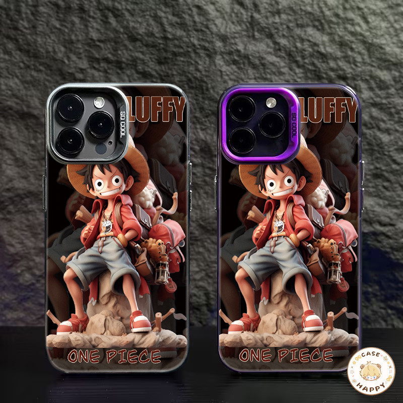 แฮปปี้คูลลูฟี่เทรนด์อนิเมะวันพีซสำหรับ เคสIPhone 16 15 11 13 12 14 Pro Max 7 16 8 15 14 Plus 7Plus X XR XS Max SE 2020