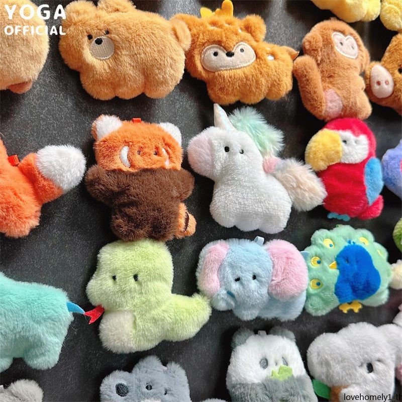 สติ๊กเกอร์ติดตู้เย็นของแท้สวนสัตว์ขนาดเล็กตู้เย็นสติกเกอร์สัตว์โลกตุ๊กตาตาบอดกระเป๋าเครื่องประดับตกแต่งสติกเกอร์แม่เหล