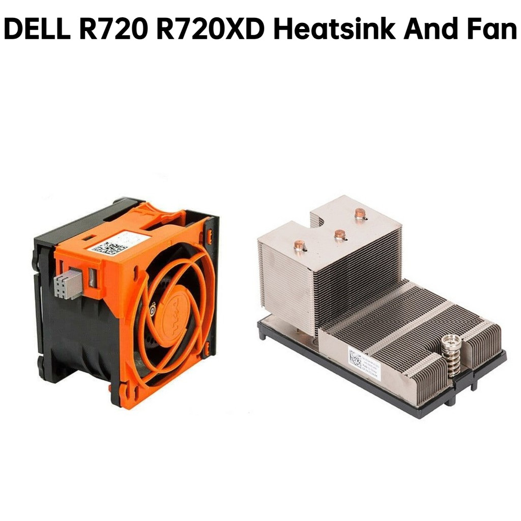 DELL PowerEdge ฮีทซิงค์และพัดลมสําหรับเซิร์ฟเวอร์ R720 720XD 3RKJC 5JW7M