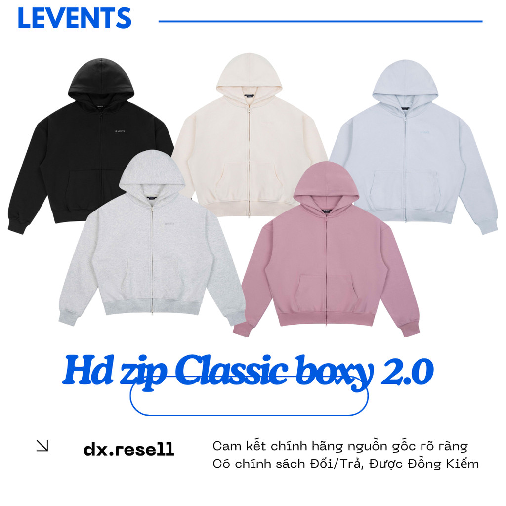 Levents Classic Zipper Hoodie Boxy 2.0
