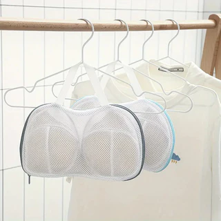 ถุงซักถนอมผ้า ถุงซักผ้า ถุงตาข่าย สำหรับซักเสื้อชั้นใน ตาข่ายสีขาว