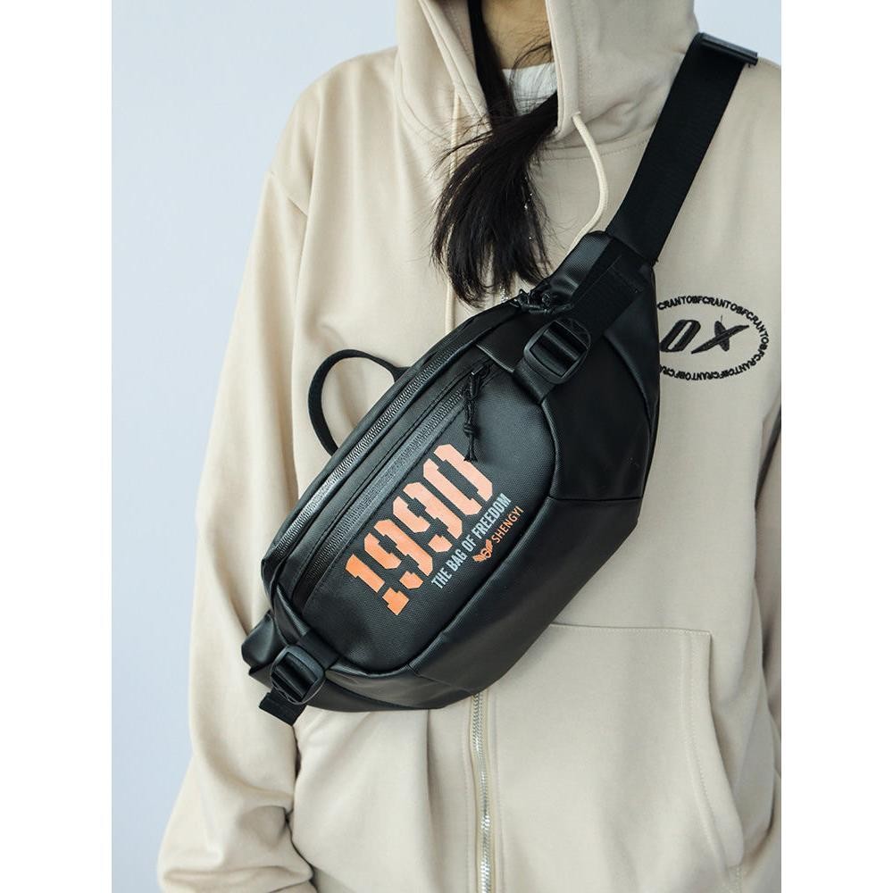 【พร้อมส่ง】miss bag fashion1 กระเป๋าคาดอก กระเป๋าแฟชั่น สไตส์นี้เท่มาก