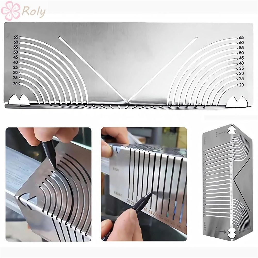 Roly มุม Arc Marking เครื่องมือ, Precision Flex โลหะ Marking เครื่องมือ Linear Arc Dual-Purpose Sciber, อเนกประสงค์ปรับท่อเหล็ก Bend Marking เครื่องมือ