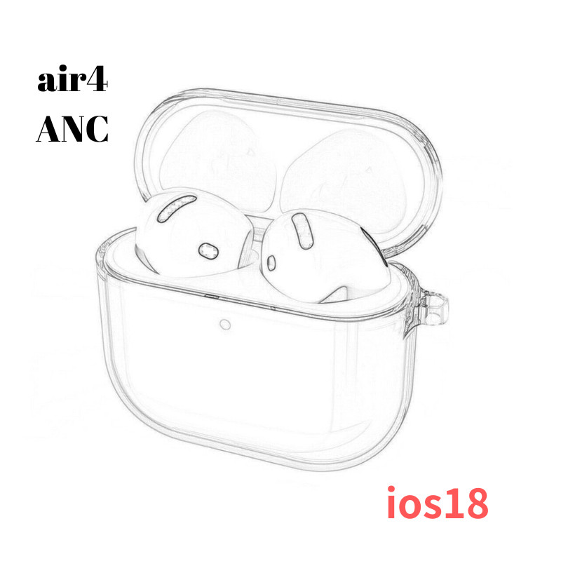 หูฟังไร้สาย Air4 ใหม่ Bluetooth Pro2 Pods4 ANC + โปร่งใส + โหมด Adaptive