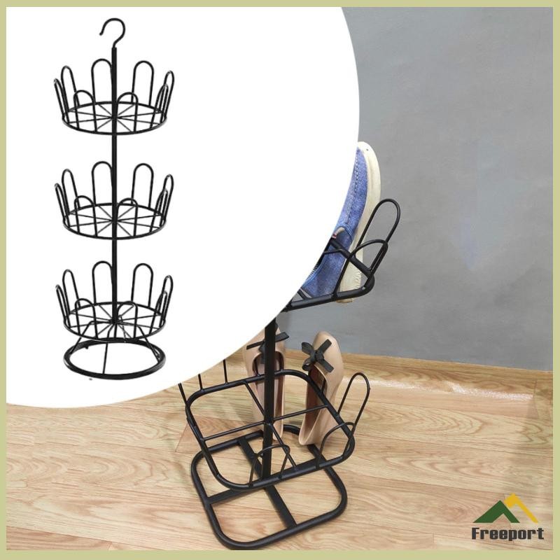 [Szgqmyyx1] ชั้นวางรองเท้าแบบหมุนได้รองเท้าอบแห้งหรูหราน้ําหนักเบาความจุขนาดใหญ่รอบรองเท้า - รูปที่ 3