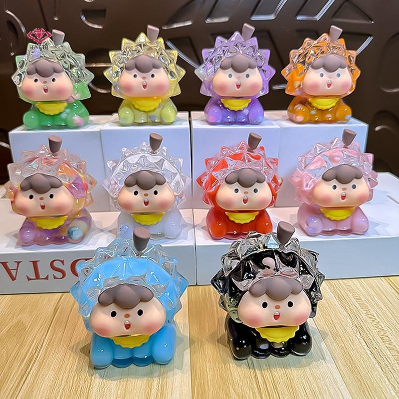 ยังไงก็ตาม น่ารัก ผลไม้ทุเรียนงานฝีมือการ์ตูนน่ารักบ้านตุ๊กตาอุปกรณ์ตกแต่งขนาดเล็กหุ่นสร้างสรรค์สก์ท็อปตกแต่งของขวัญใหม่
