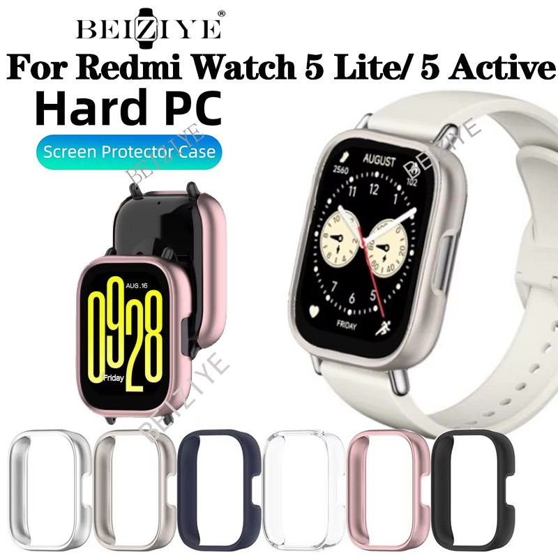 Pc นาฬิกาป้องกันกรณีสําหรับ Xiaomi Redmi Watch 5 Active Half Pack Hollowed Out ฝาครอบ PC Matte กันชนสําหรับ Redmi Watch 5 Lite