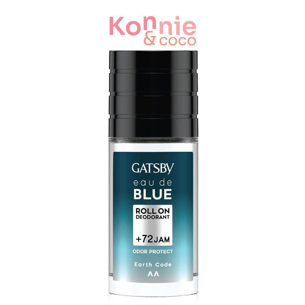 GATSBY Eau De Blue Roll On Earth 50ml แกสบี้ โรลออน เอิร์ธ โรลออนระงับกลิ่นกาย.