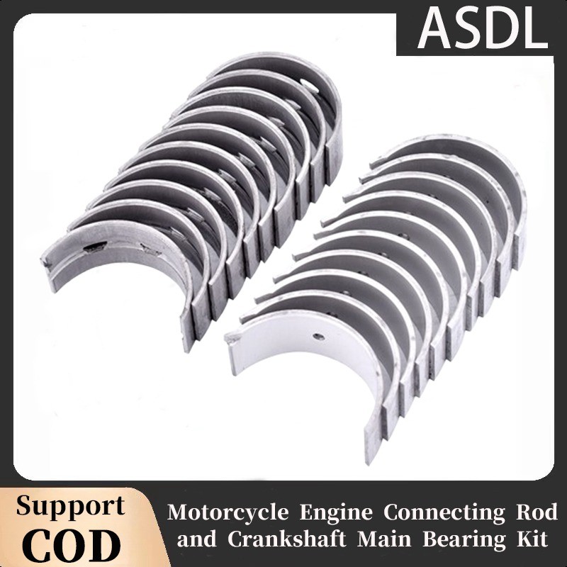 Asdl 18 ชิ้นรถจักรยานยนต์ 36 มิลลิเมตร Con Rod เชื่อมต่อ Rod & 36 มิลลิเมตรเพลาข้อเหวี่ยงหลักแบริ่งส