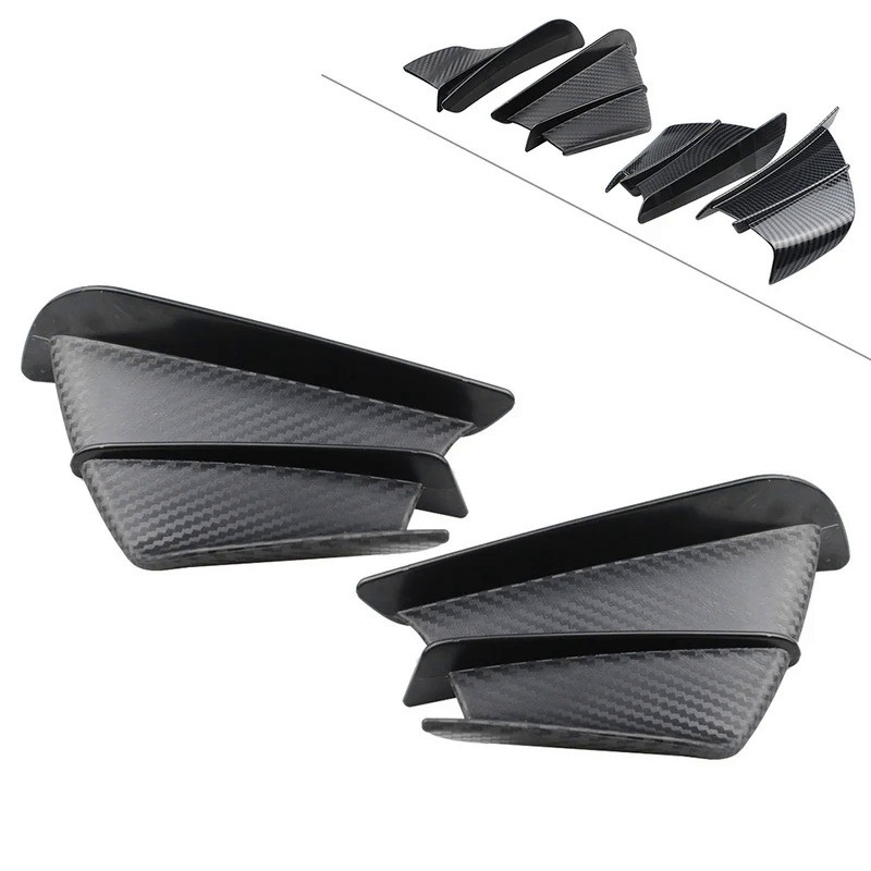 Mo 1 Pair Universal Motorcycle Winglet Aerodynamic Wing Kit Spoiler For Honda CBR650R CBR650F CBR500