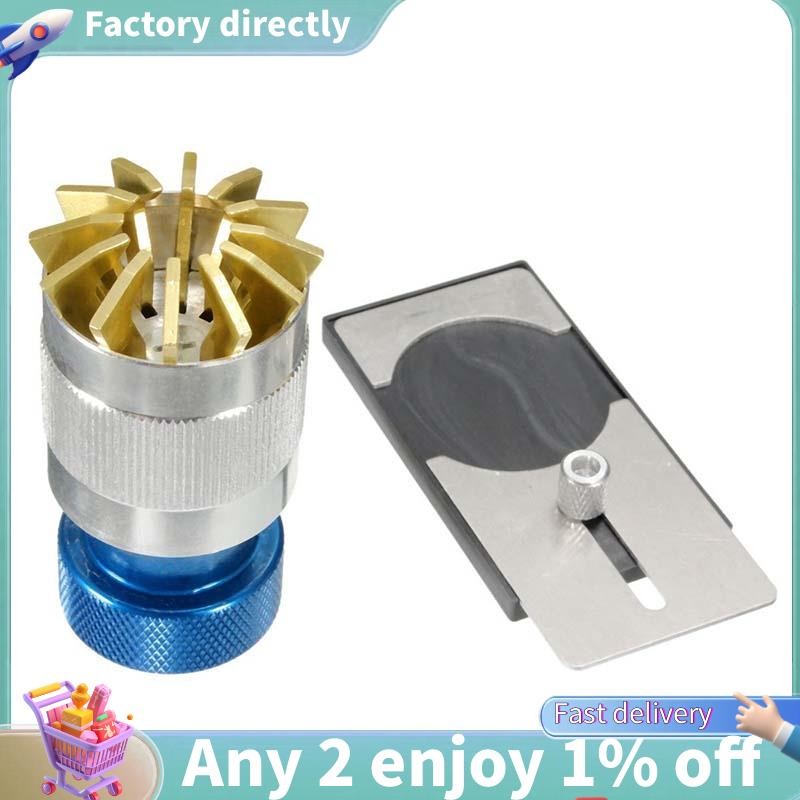 E7-crystal Lift glass cop watch Opener ลบแพลตฟอร์มแก้วนาฬิกา สีฟ้า