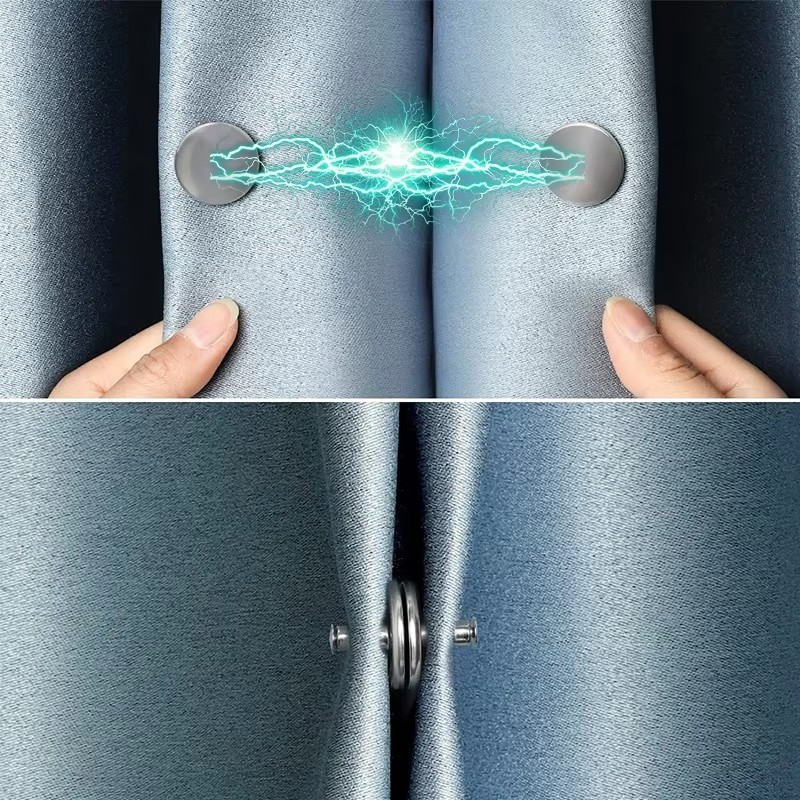 แนะนำ ผ้าม่าน 3/5/10 คู่โลหะแม่เหล็กผ้าม่าน Holdabcks - ผ้าม่านที่ถอดออกได้ปิดคลิปปุ่มผู้ถือ - Home Organizer ราคาพิเศษ มีเก็บเงินปลายทาง