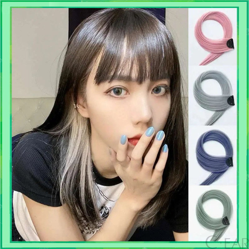 ผมไฮไลท์ ผมปลอม หลากสีสัน แบบกิ๊บติดผม สามารถทำได้หลากหลายแนว จะแฟนซี เปีย วินเทจ ไม่ต้องซ้ำใคร