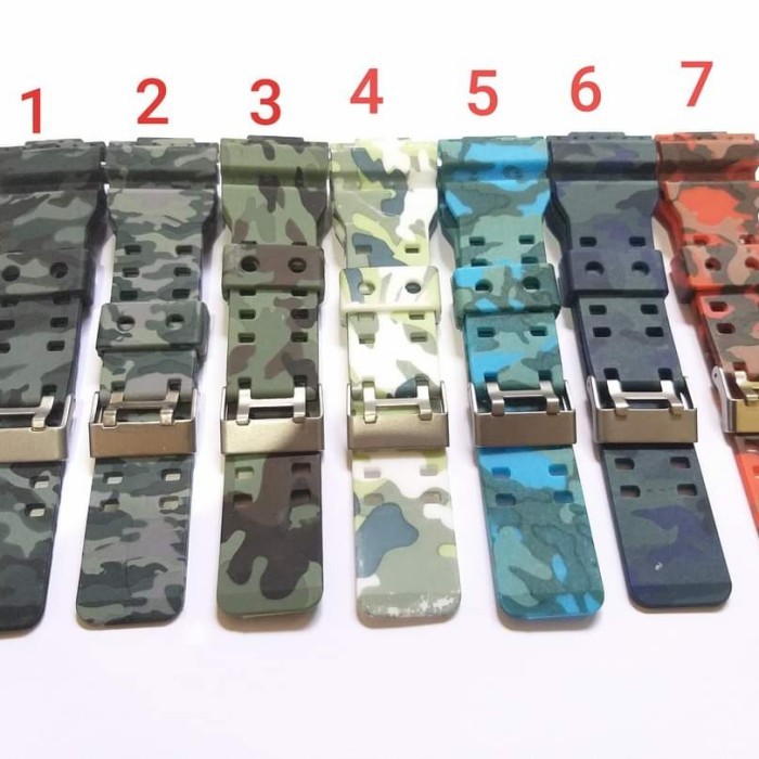 HIJAU DIGITEC DG2112 DG2112T WATCH STRAP RUBBER STRAP DG 2112 - สีเขียวลายพราง