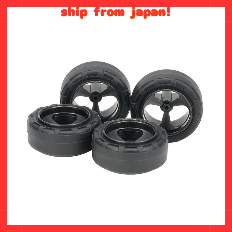 Tamiya Mini 4WD special project product Super Hard Narrow Tires (24mm) & Carbon Reinforced 3-Spoke W