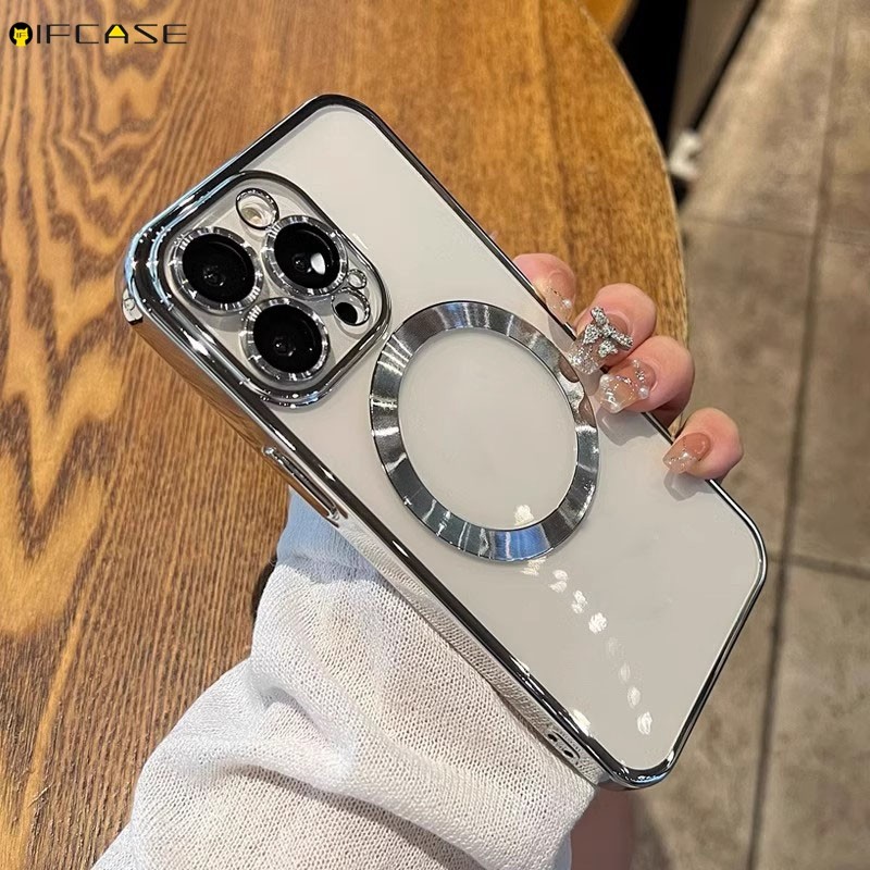 สําหรับ OPPO A60 A3 A3x 4G A2 A1 Pro 5G A2M A1s A1x A1i energy เคสโทรศัพท์แม่เหล็กดึงดูดแหวนสีดําเงิ