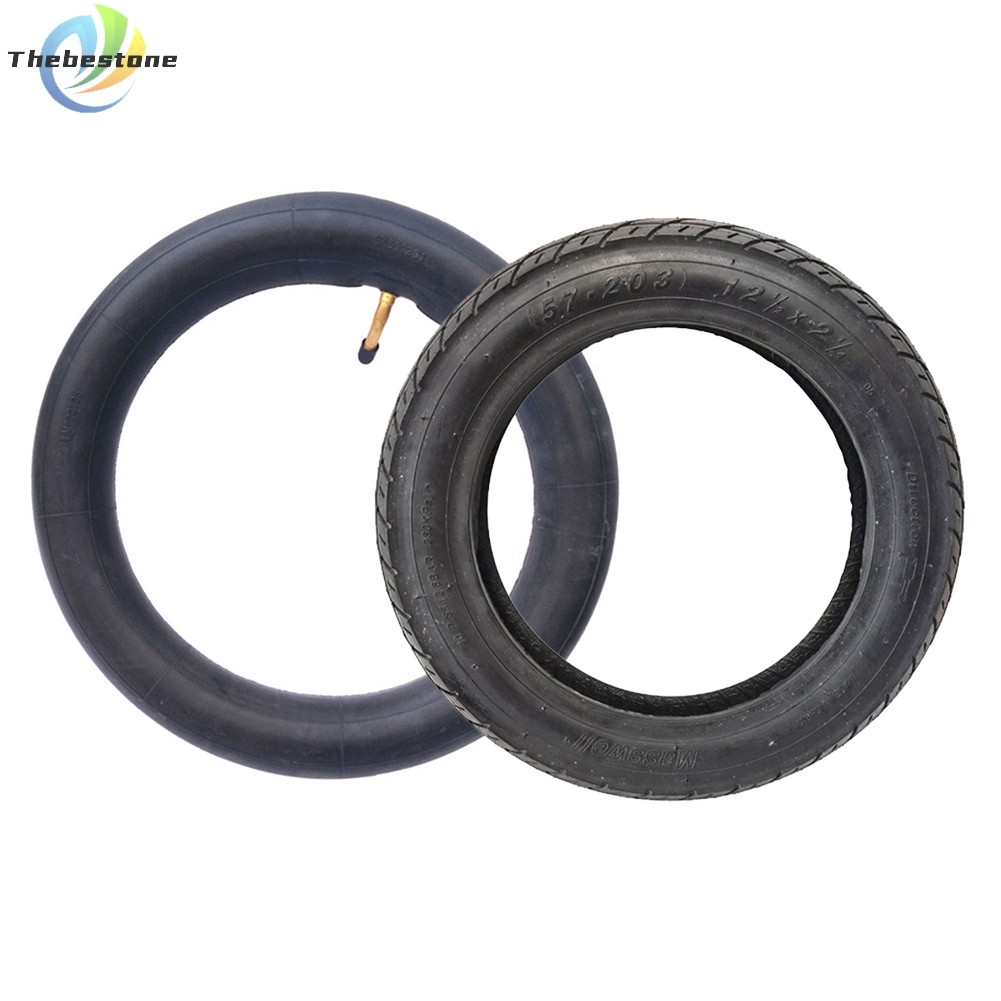 <ที่สุด> 12 นิ้ว 12 1/2x2 1/4(57-203) ยางในและยางนอกสําหรับสกู๊ตเตอร์ไฟฟ้าจักรยาน