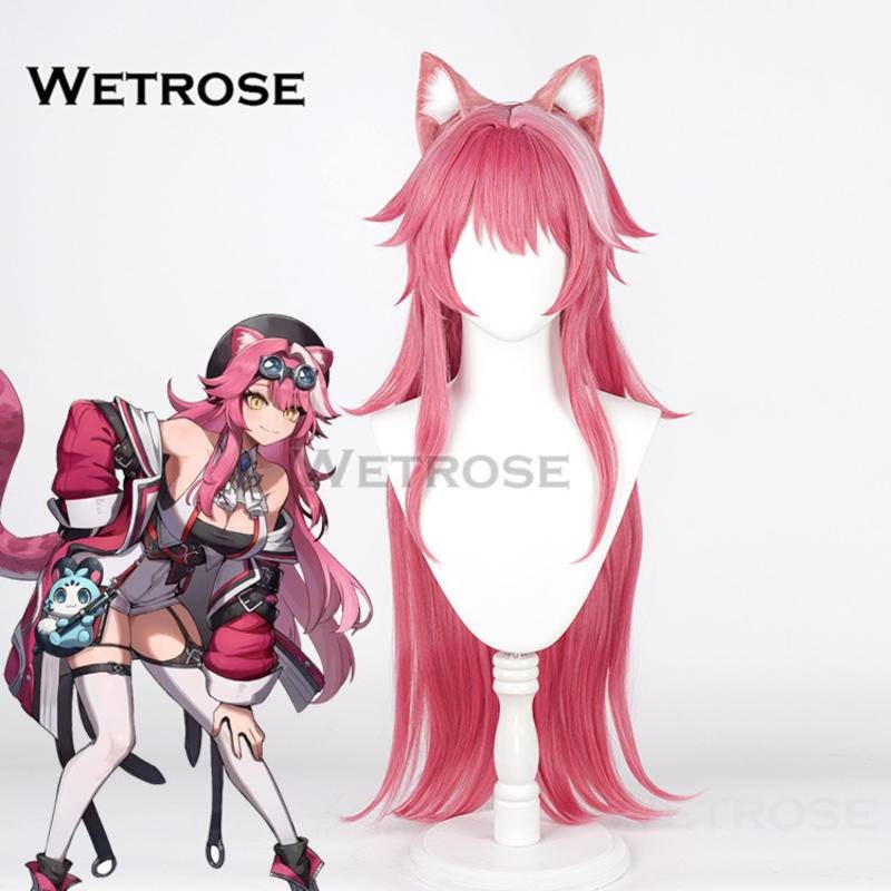 [Wetrose] ในสต็อก Hololive EN Justice Vtuber Raora Panthera คอสเพลย์ Cos วิกผม