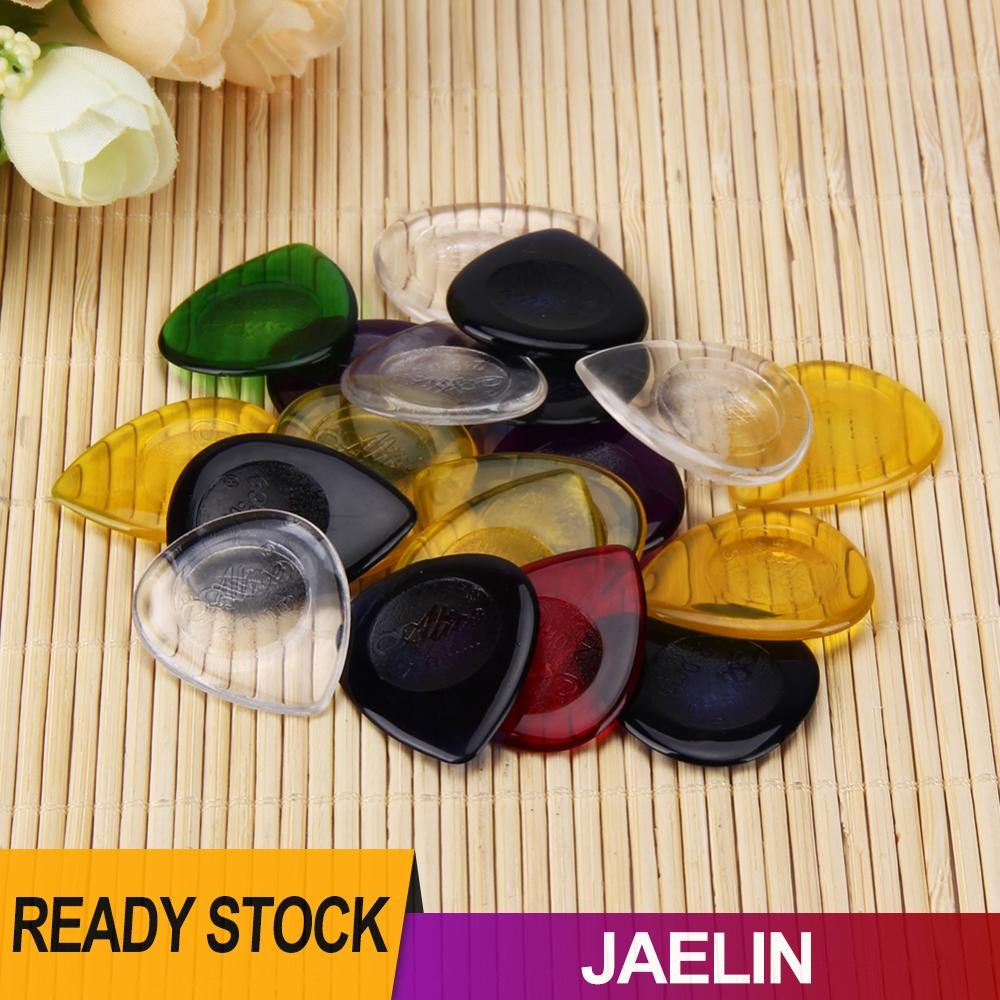 10 ชิ้นหยดเรซิ่นอะคูสติกกีตาร์ไฟฟ้าเบส Picks Plectrums [Jaelin.th]