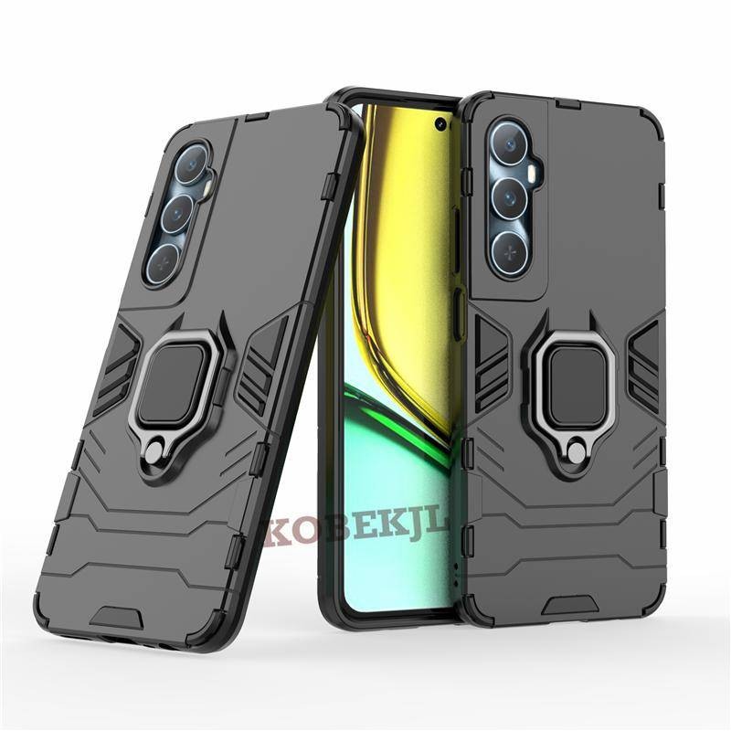 Realme C65 เคส Kickstand Magnetic Ironman Hard เคสโทรศัพท์สําหรับ Realme C65 RealmeC65 เคสกันกระแทกฝ