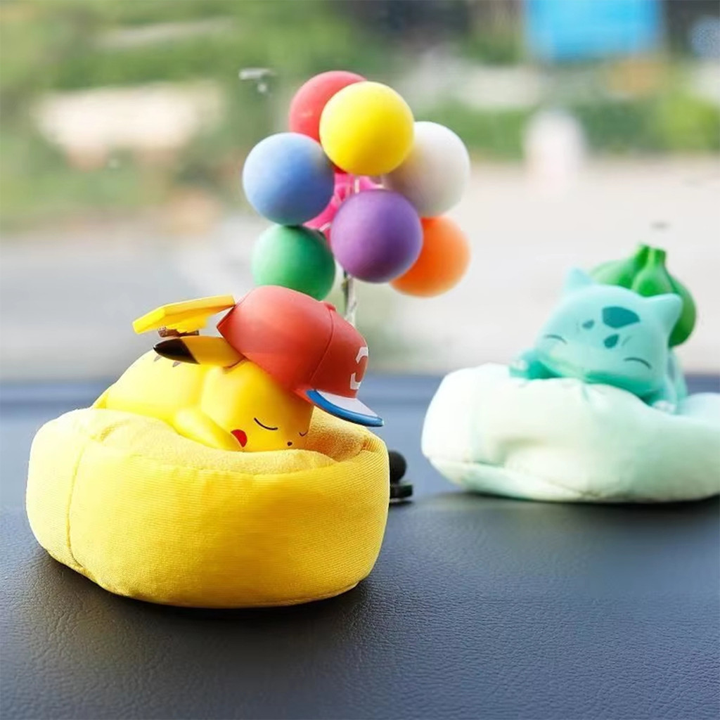 จัดส่งรวดเร็ว ฟิกเกอร์โปเกม่อน  sleeping พร้อมเบาะที่นอน ตุ๊กตาน่ารัก ตกแต่งรถ ราคา ถูกที่สุด ดีลบีเคเค แกลเลอรีภาพที่ 4