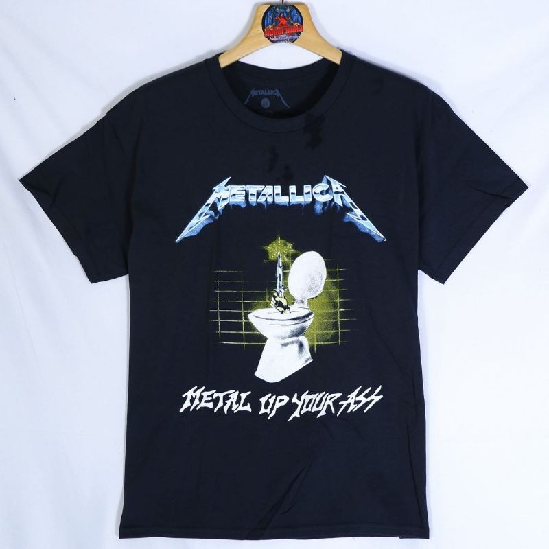 ECUPPER เสื้อวง Metallica ลาย Metal up your ass มือ1 ลิขสิทธิ์แท้นำเข้าจาก USA tee