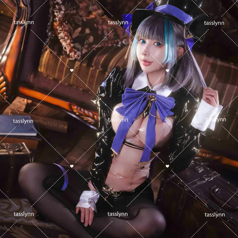 Mn  Cheshire Azur Lane Cosplay Costume Game Cosplay HMS Cheshire Transparent Bunny Girl Cosplay Part