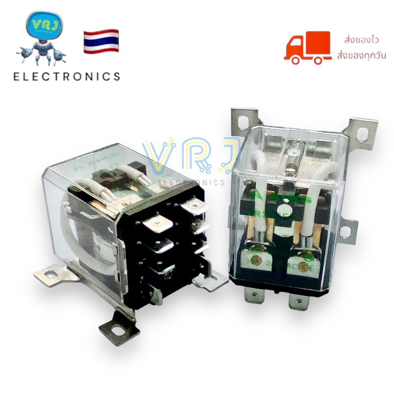 Relay รีเลย์AIKS- AR302 FZ-30A 8 ขา มีไฟ220vAC,110VAC,24VAC,24VDC,12VDC ของใหม่พร้อมส่งในไทย