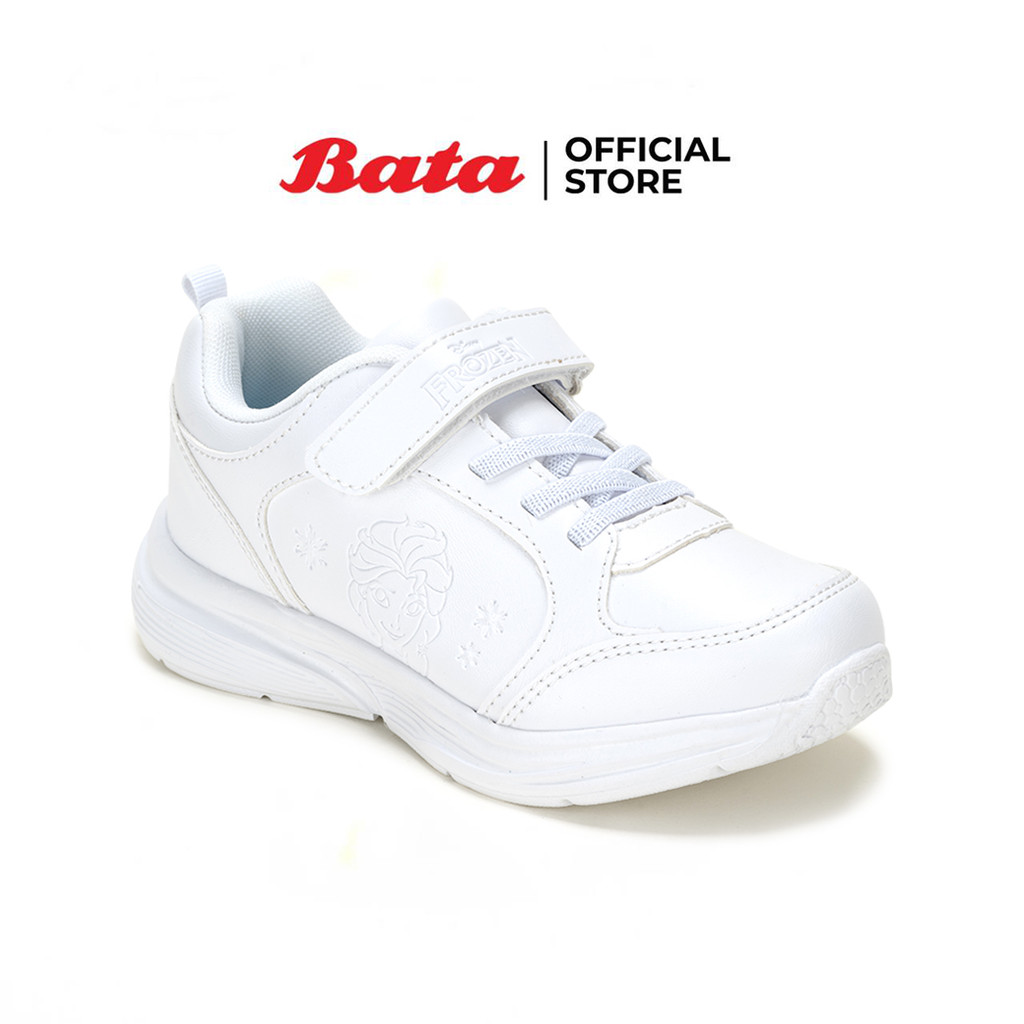 Bata บาจา Bubble Gummer รองเท้านักเรียน รองเท้าผ้าใบนักเรียน สำหรับเด็กผู้หญิง สีขาว รหัส 3411150