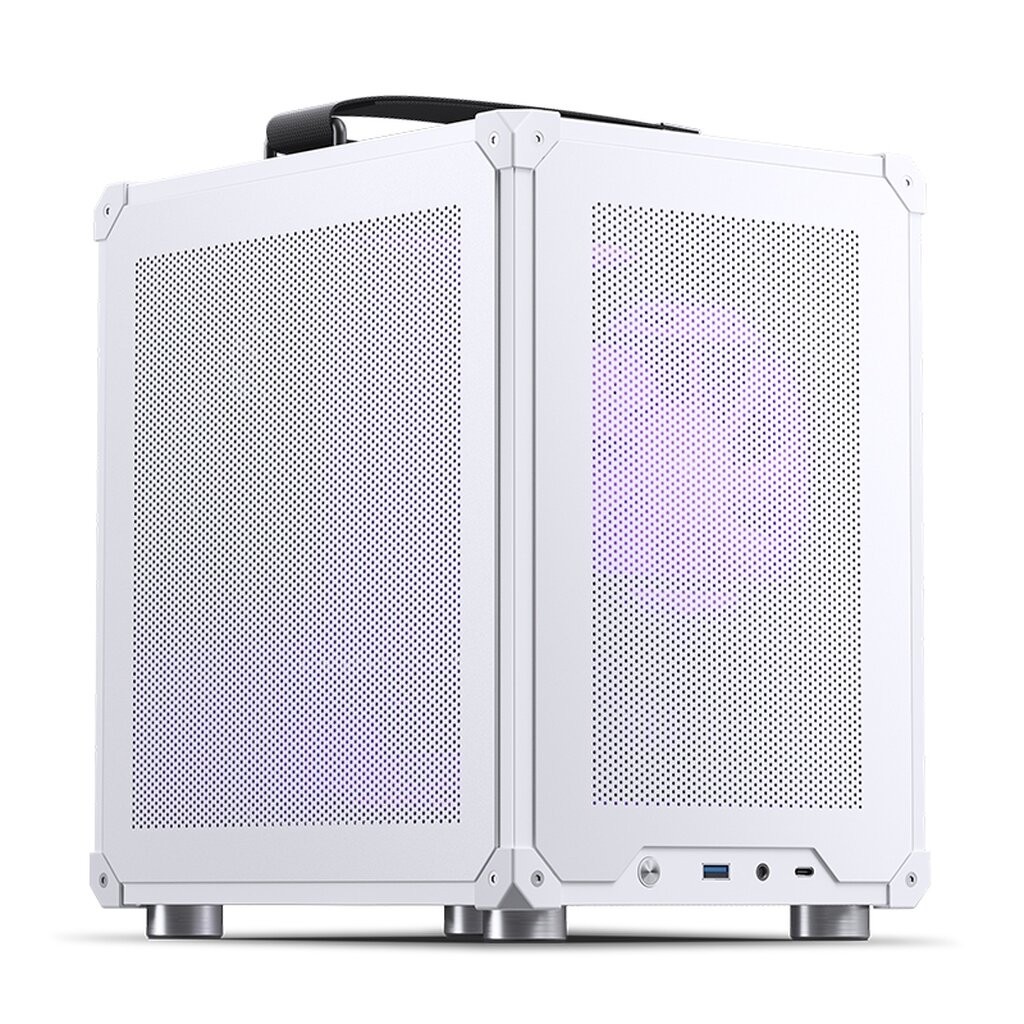 JONSBO C6 Handle White รองรับ Micro-ATX/iTX **แถมFAN ARGB 2 ตัว** รับประกัน 1ปี ศูนย์ไทย