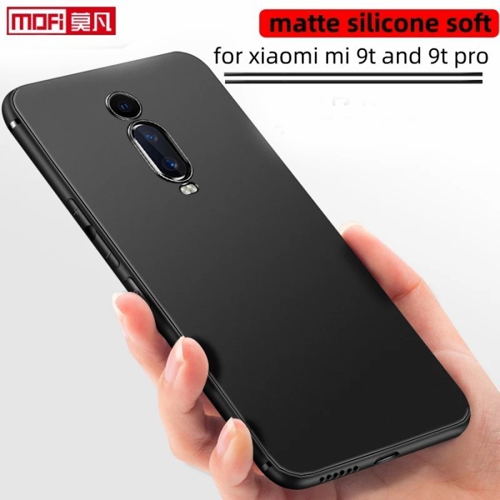 CASE XIAOMI MI 9T MI 9T PRO SOFT CASE SLIM MATTE BLACK DOFF SOLID