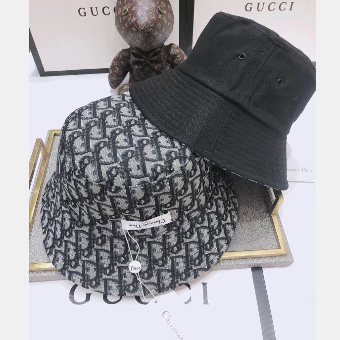 Dior Bucket Hat Casual All-Match Sun Hat