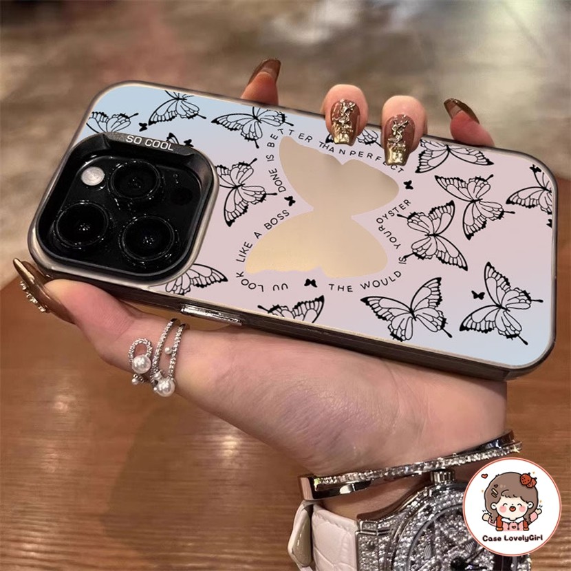 Tree Insการ์ตูนผีเสื้อฝาครอบโทรศัพท์HP OPPO Reno 8T 4G Reno 8Z 7Z 5G OPPO A79 A98 Reno 4F 5F F23 F21