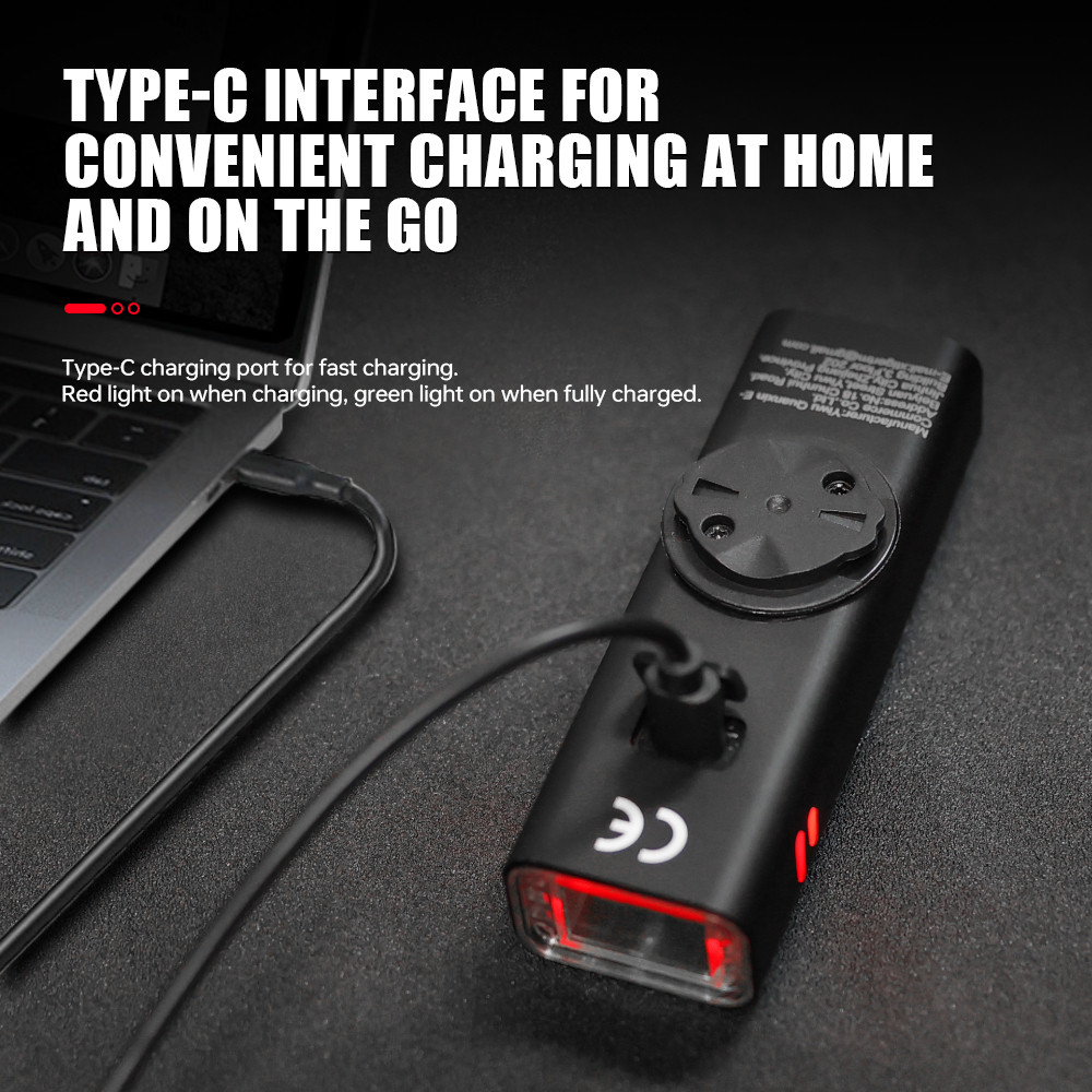 X-tiger ไฟจักรยาน 400/800Lumen ไฟหน้าจักรยาน USB ชาร์จ MTB แผนที่ไฮไลท์แสงกลางแจ้งในเวลากลางคืน — صورة 4