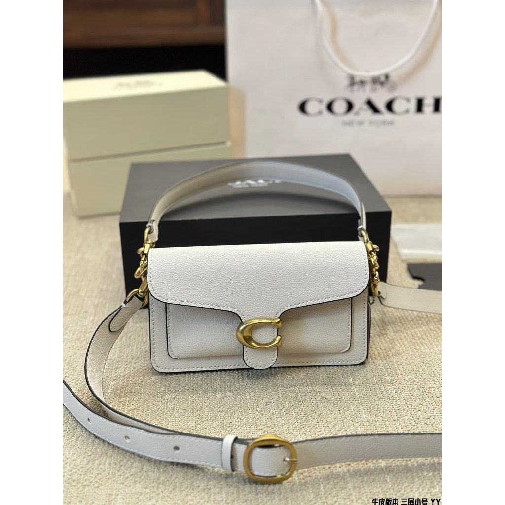 Tabby Bacchus Bag กระเป๋าสะพายแบบพกพา Original Single Cowhide แฟชั่น All-Match Original Single Cowhide หญิงกระเป๋าของขวัญกล่อง CO333333-1122