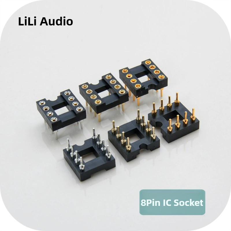 Nextron 8Pin IC ซ็อกเก็ตชุบทอง DIP-8 สําหรับเครื่องขยายเสียง Audiophile DIY