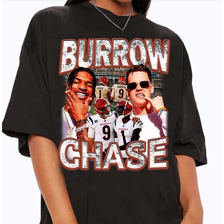Vintage 90S Graphic Joe Burrow Tshirt - Retro American Football