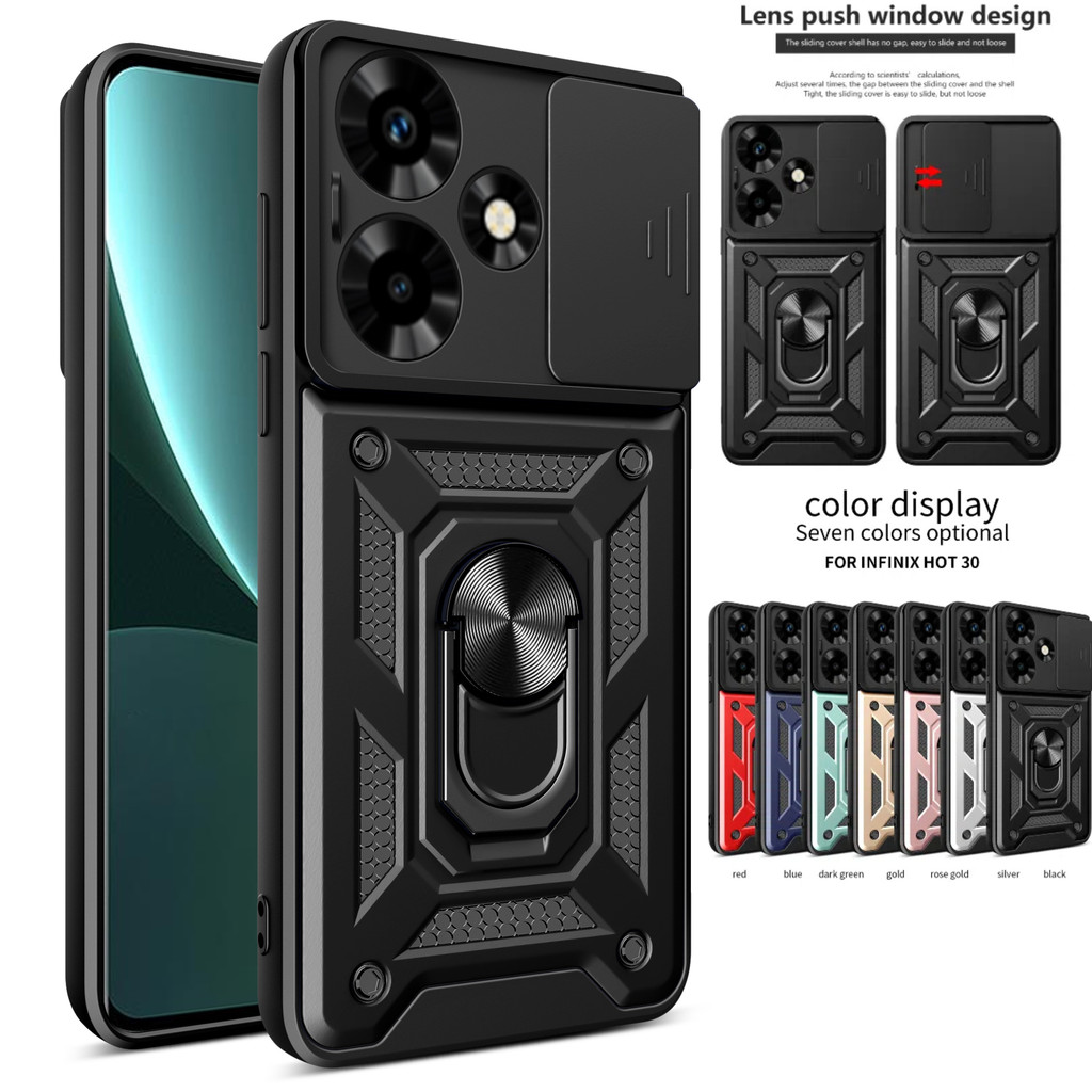 Oppo A3X A3 A40 A40M A3I CPH2669 CPH3669 ใหม่ PC ซิลิโคน anti drop และกันกระแทก transformer แบบพกพาผู้ถือแหวนเคสโทรศัพท์ hard shell