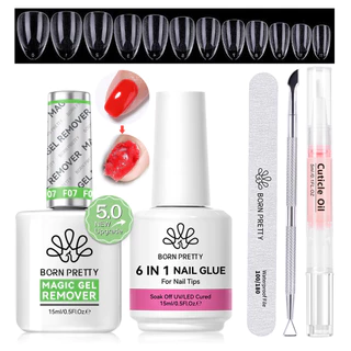 BORN PRETTY Magic Remover Nail Gel Polish Set UV Gel Polish Remove Semi Permanent Varnish 15ml