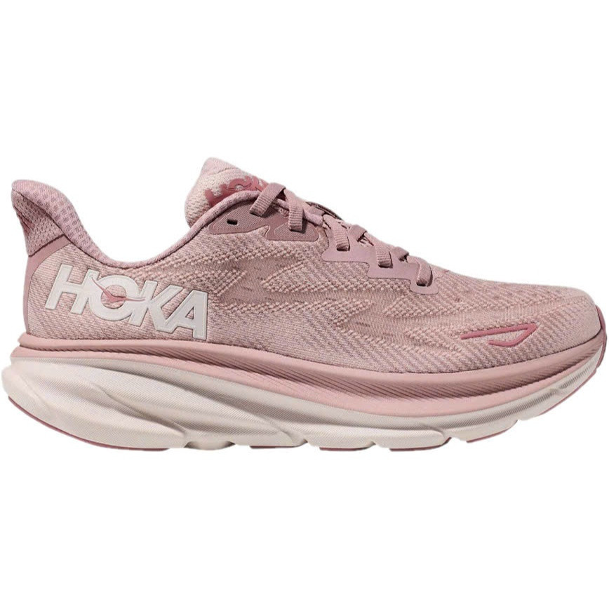 รองเท้า HOKA WOMENS CLIFTON 9 Pale Mauve/Peach Whip