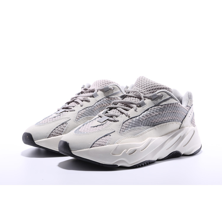Yeezy Boost 700 V2 สีขาวสีเทาสบายอเนกประสงค์ระบายอากาศกีฬารองเท้าคู่ลําลอง 36-45
