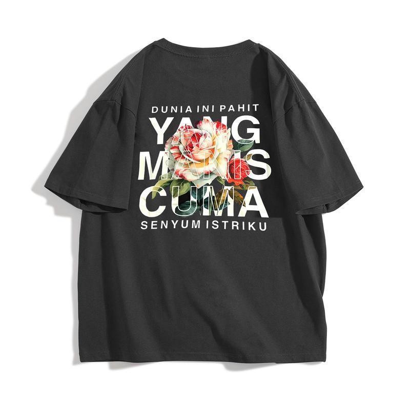 【XRP】Ight vthloved ใหม่แขนสั้นเสื้อยืดจำนวนร้อนขายสร้างสรรค์พิมพ์เป็นทุกการแข่งขันหลวม U nisex รอบคอ