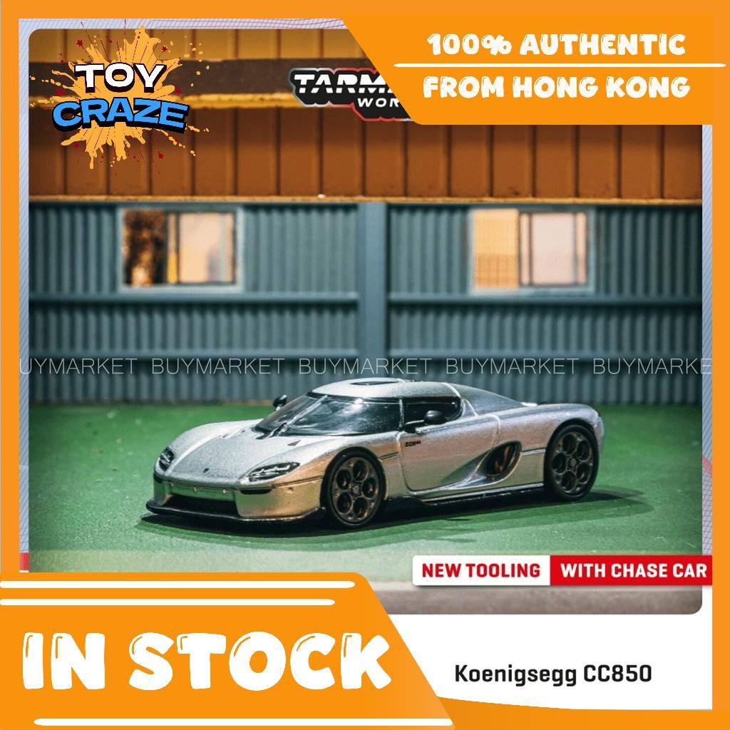 [Authentic] Tarmac Works 1/64 Koenigsegg CC850 Silver Diecast Model