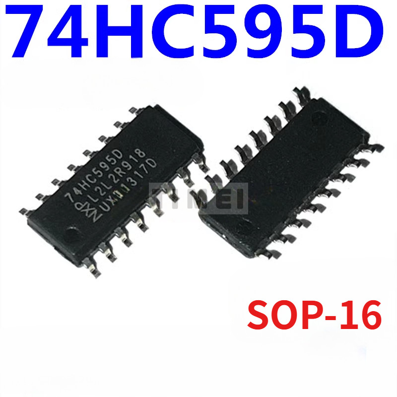 50/20/10 ชิ้นใหม่ 74HC595D 74HC595 8-Bit Shift Register IC SOP-16