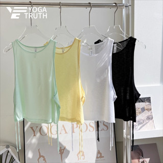 YOGATRUTHSports Top Adjustable DrawstringQuick Drying เสื้อแ…