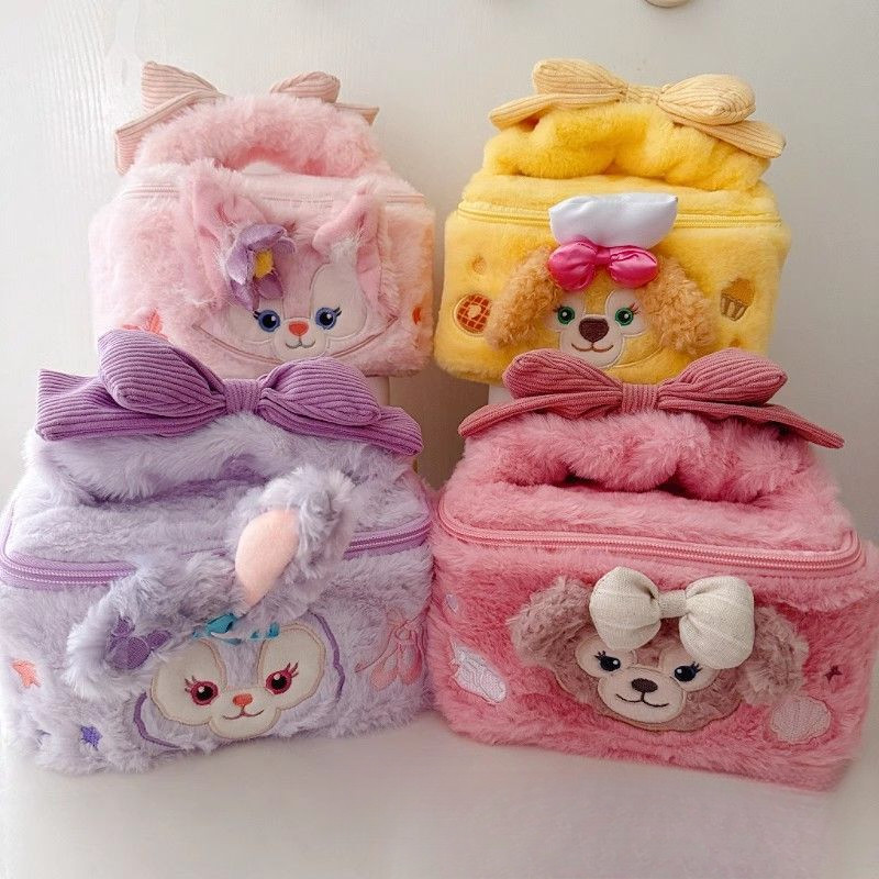 ตุ๊กตากระเป๋าเครื่องสําอางแบบพกพาแยกกระเป๋าเดินทางกระเป๋าเก็บเครื่องสําอางแบบพกพาน่ารักการ์ตูนเชอร์ลี่ย์เมย์เชฟสุนัข - รูปที่ 2