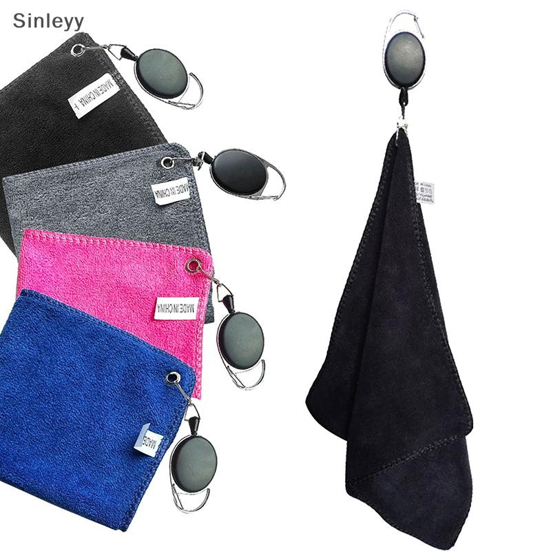 Nle Golf Towel ผ้าทําความสะอาดกอล์ฟแบบเปียกและแห้งเหมาะสําหรับผ้าทําความสะอาดนักกอล์ฟพร้อมตะขอแบบพับ
